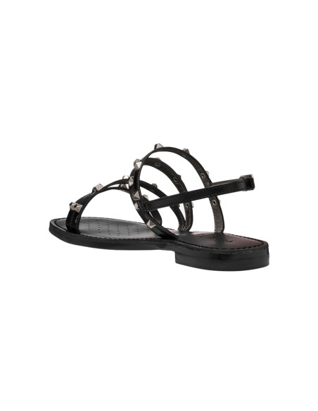 Geox D Maddalusia sandalo basso con borchie